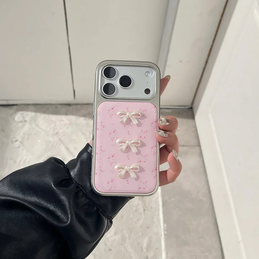 Bow & Blossom Floral Phone Case for iPhone