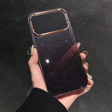 Black Ombre Dual Shade Shimmer Cases for iPhone
