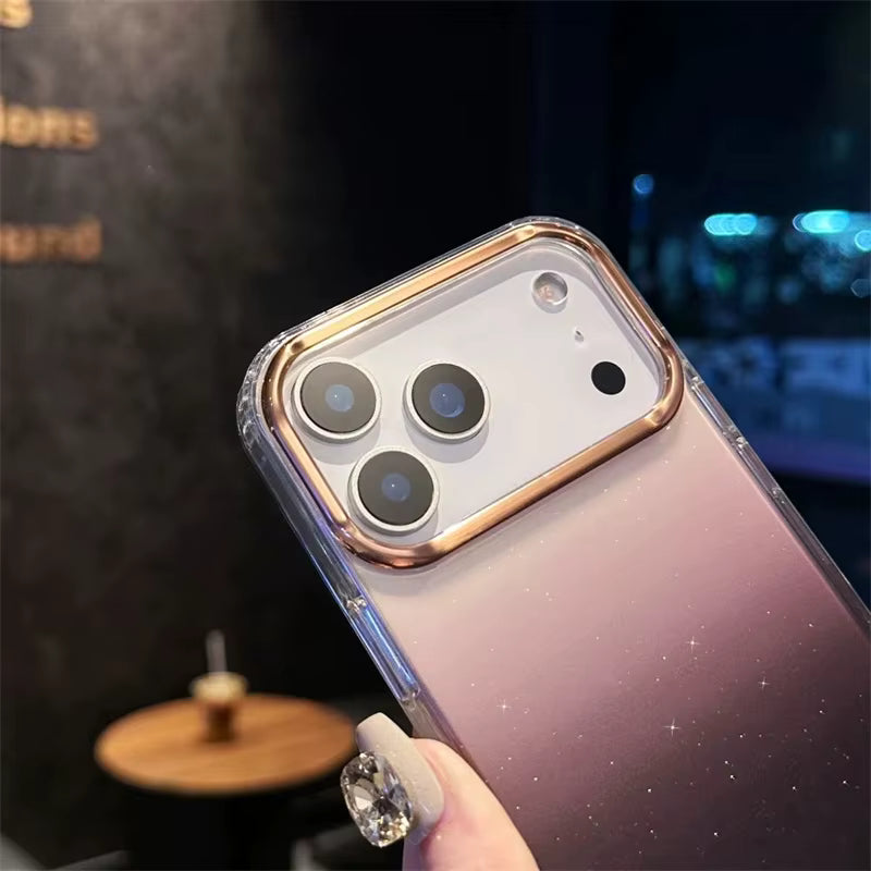 Black Ombre Dual Shade Shimmer Cases for iPhone