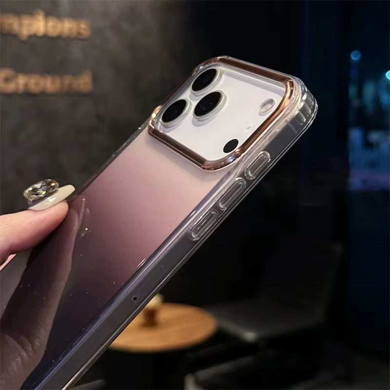 Black Ombre Dual Shade Shimmer Cases for iPhone
