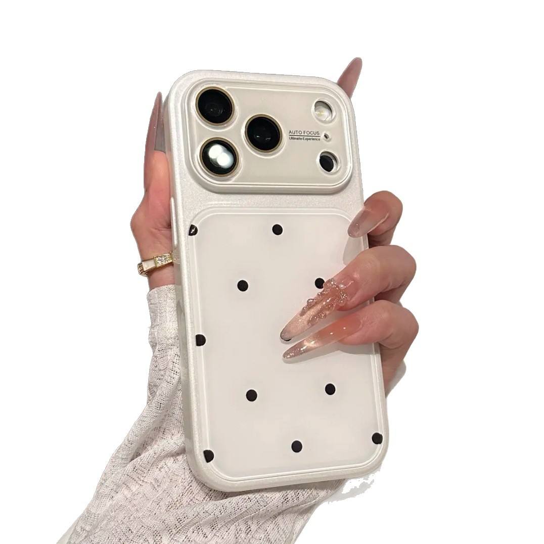 Polka Dot Glass Phone Cases for iPhone