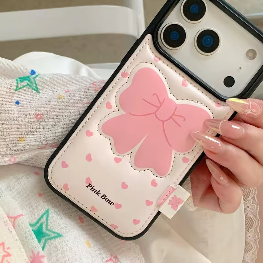Pretty in Pink Bow Case for iPhone
