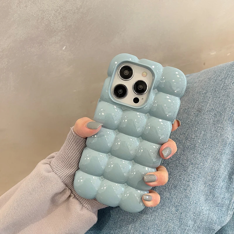 Bubble Marshmallow Puffer Cases for iPhone