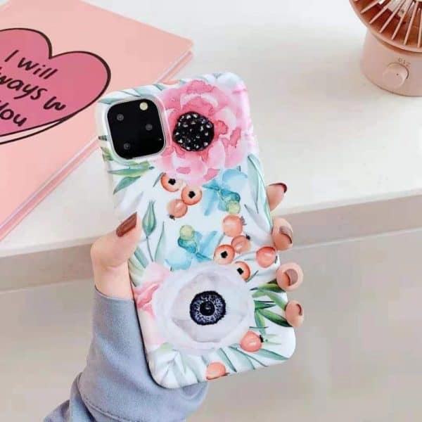 Floral Design Grip Case for iPhone - Image 2