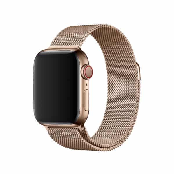 Copper Gold Magnetic Milanese Loop Apple iWatch Band