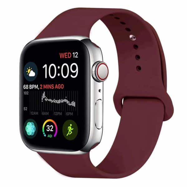 Wine Silicone Apple iWatch Band