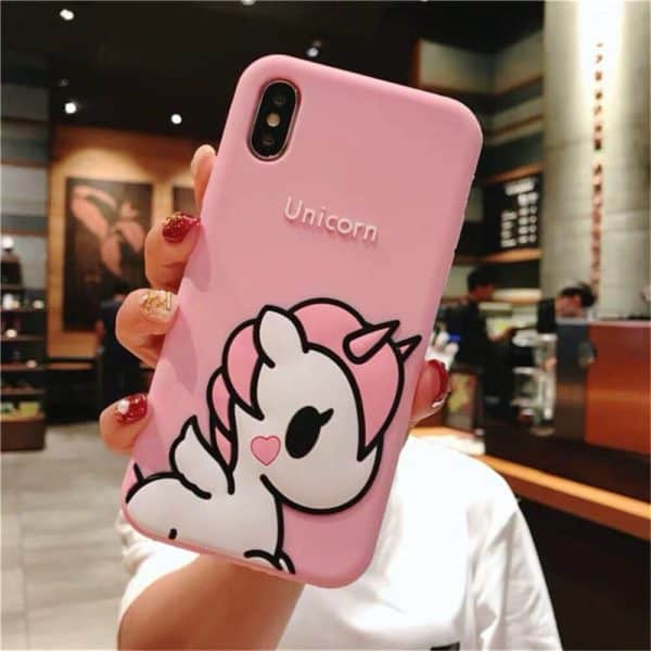 3D Unicorn Pink Case for iPhone 7 Plus & 8 Plus - Image 3