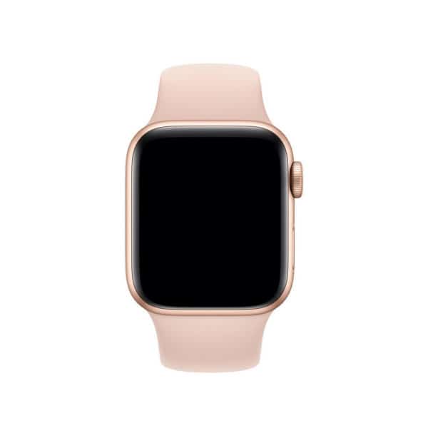 Pink Sand Silicone Apple iWatch Band - Image 2