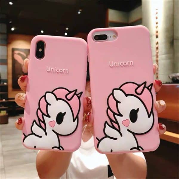 3D Unicorn Pink Case for iPhone 7 Plus & 8 Plus - Image 2