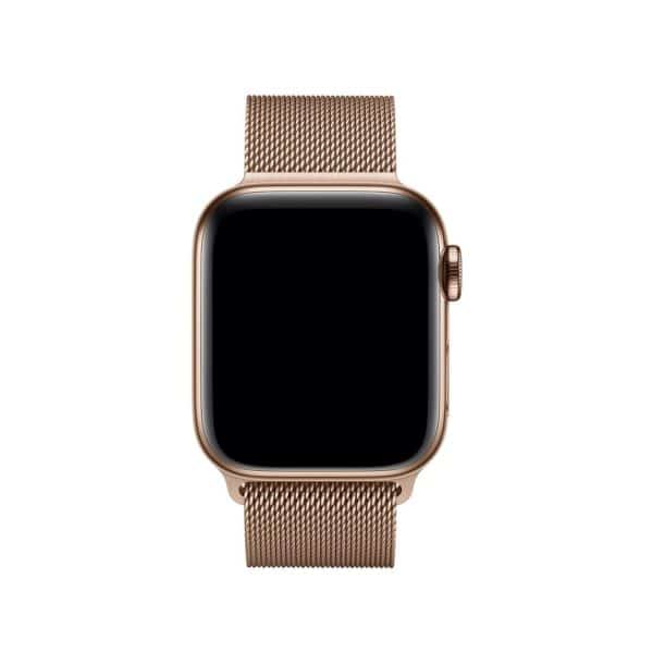 Copper Gold Magnetic Milanese Loop Apple iWatch Band - Image 3