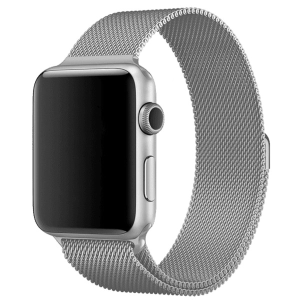 Silver Magnetic Milanese Loop Apple iWatch Band