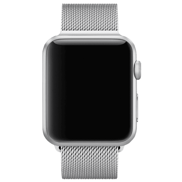 Silver Magnetic Milanese Loop Apple iWatch Band - Image 3