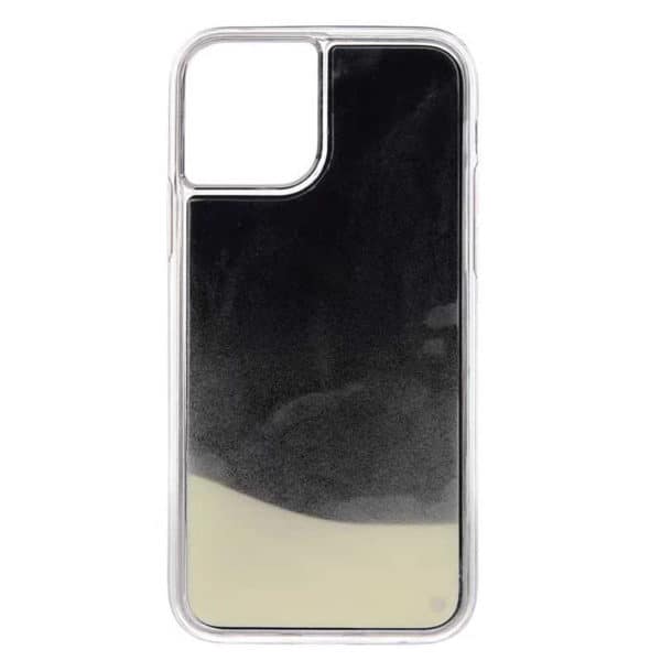 Black Neon Sand Glow in Dark Case for iPhone