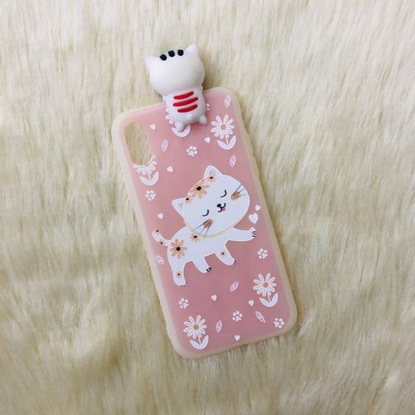 Hanging Cat Case for iPhone X / Xs