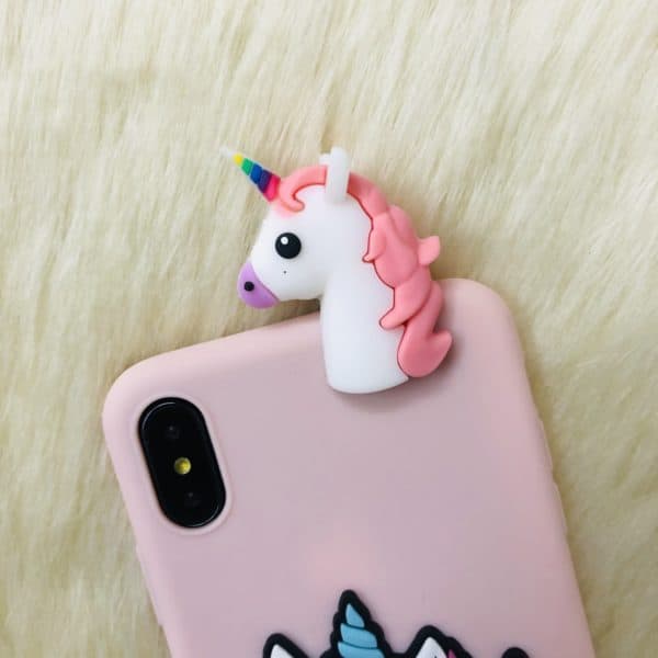 Hanging Unicorn Case for iPhone Xs Max – Pink - Image 2