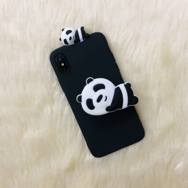 Panda Hanging Case with same Grip for iPhone X / Xs - Image 2