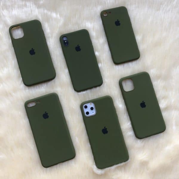 Olive Green Candy Silicone Case for iPhone - Image 2