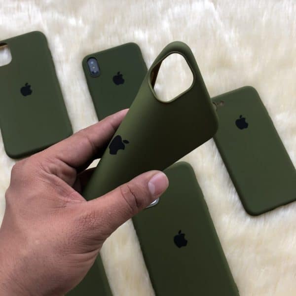 Olive Green Candy Silicone Case for iPhone - Image 3