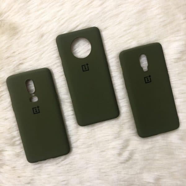 Olive Green Candy Silicone Case for One Plus