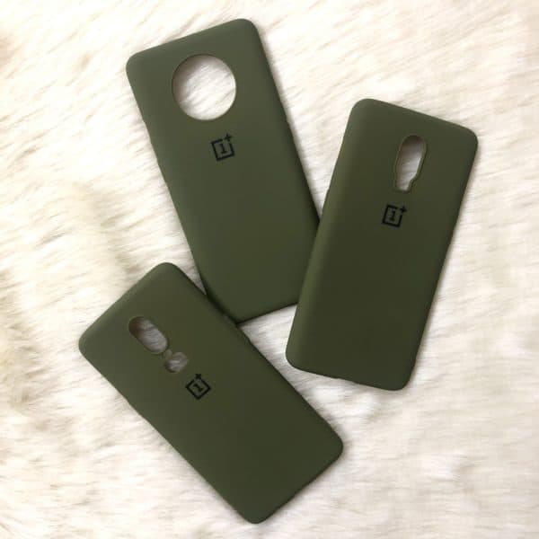 Olive Green Candy Silicone Case for One Plus - Image 2