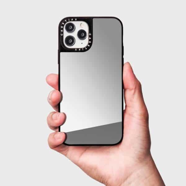 Casetify Mirror Case for iPhone - Silver - Image 3