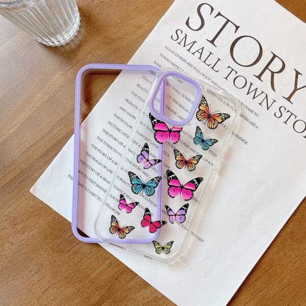 Transparent Butterfly Case for iPhone 12 / 12 Pro - Image 2