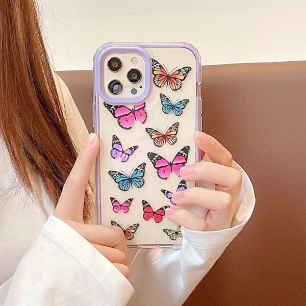 Transparent Butterfly Case for iPhone 12 / 12 Pro