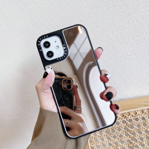 Casetify Mirror Case for iPhone - Silver - Image 2