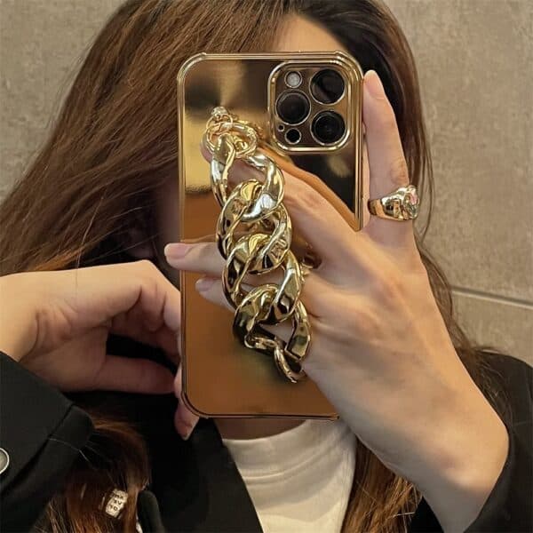 Gold Soft Handle Case for iPhone