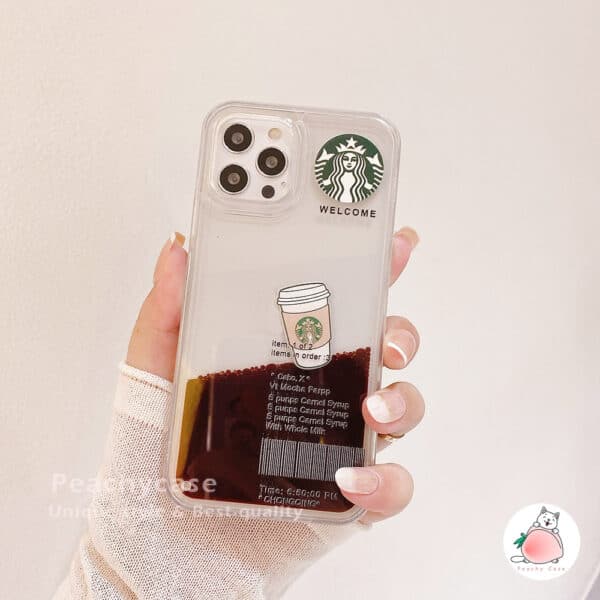 Starbucks Floating Case for iPhone - Dark Brown (Cup Not Floating) - Image 2