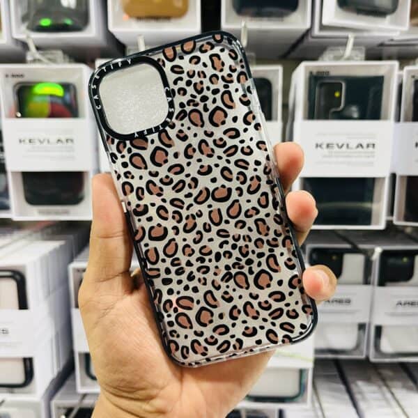 Transparent Leopard Casetify Case for iPhone