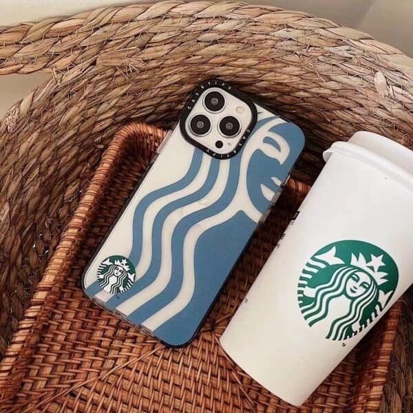 Starbucks Casetify Case for iPhone - Sierra Blue Logo