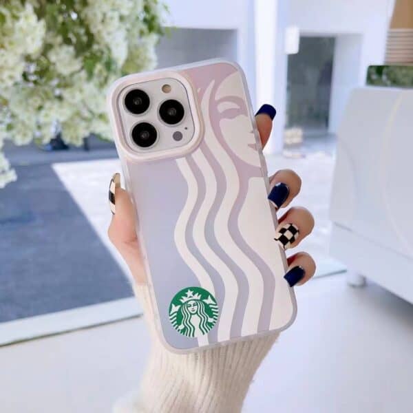 Starbucks Holographic Case for iPhone - Centre logo