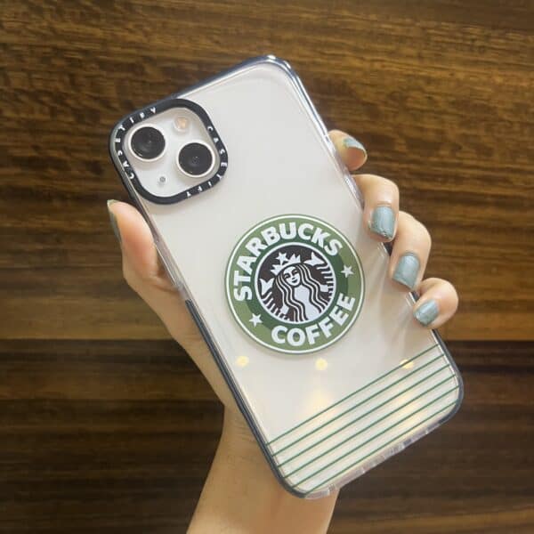 Casetify Starbucks Logo Case For Iphone - Bottom Green lines