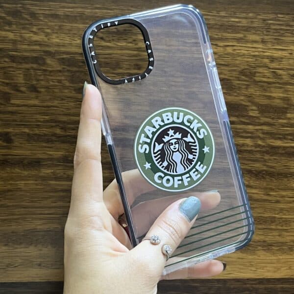 Casetify Starbucks Logo Case For Iphone - Bottom Green lines - Image 2