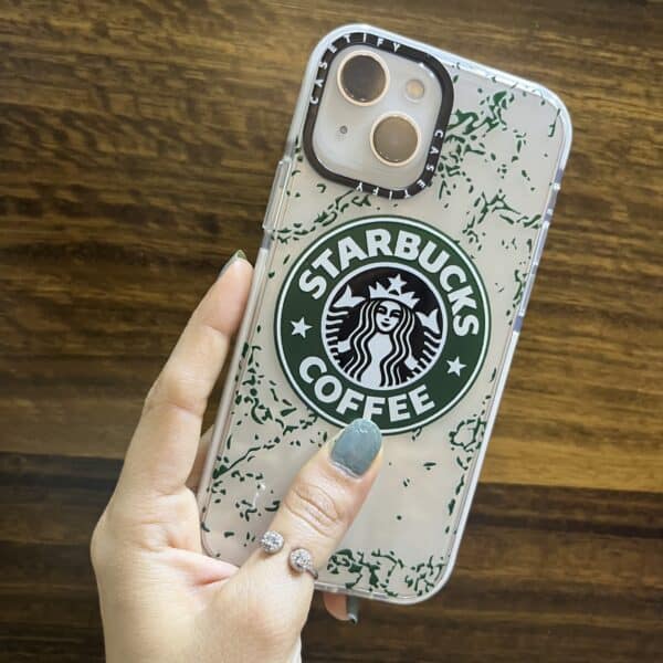 Casetify Starbucks Logo Case For Iphone - Green paint