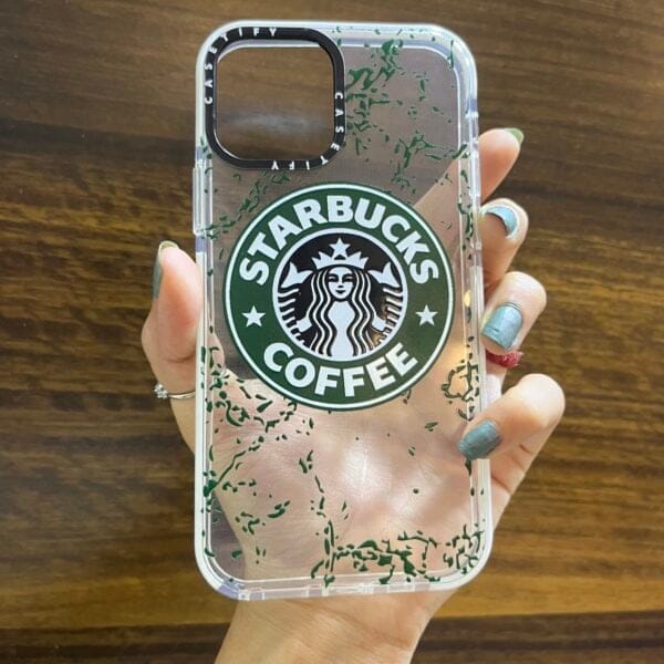 Casetify Starbucks Logo Case For Iphone - Green paint - Image 2