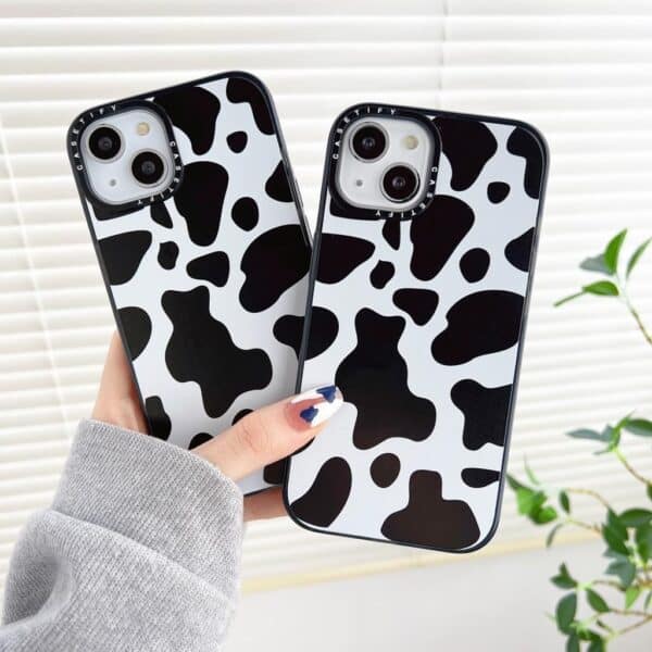 Casetify Black Cow Print Case For Iphone 13 Pro Max