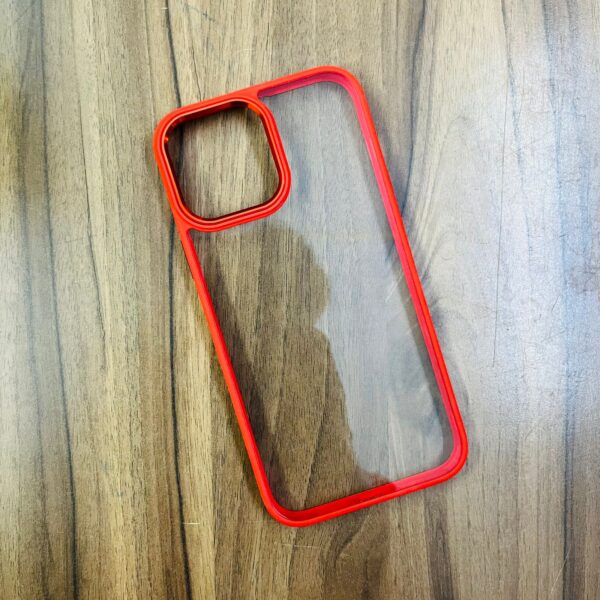 Premium ShockProof Chrome Cases for iPhone - Red