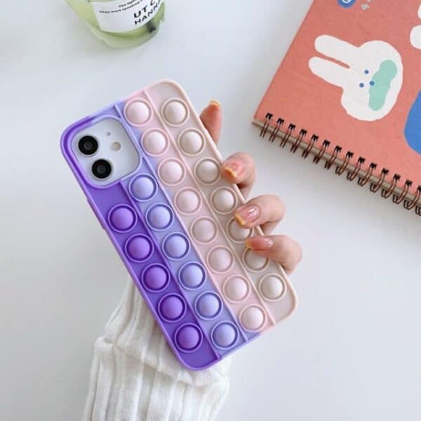 Pop It Up Case for iPhone - Purple Cream Mix