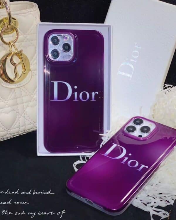 Dior Purple Shaded Case For Iphone