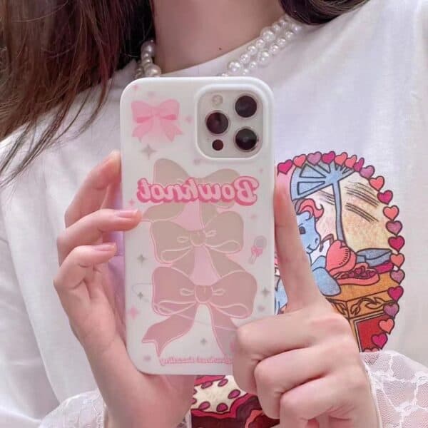 Bowknot Holographic Case For Iphone