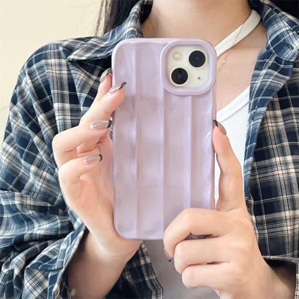 Purple Stripes case for iPhone 14 Pro