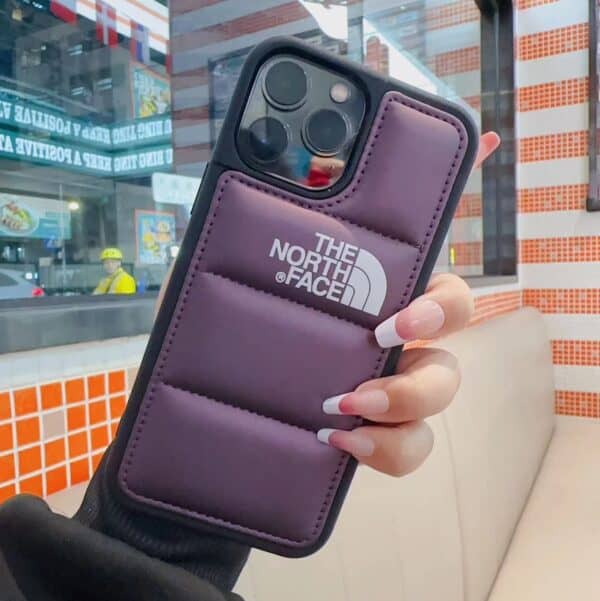 The North Face Puff Case for iPhone - Deep Purple