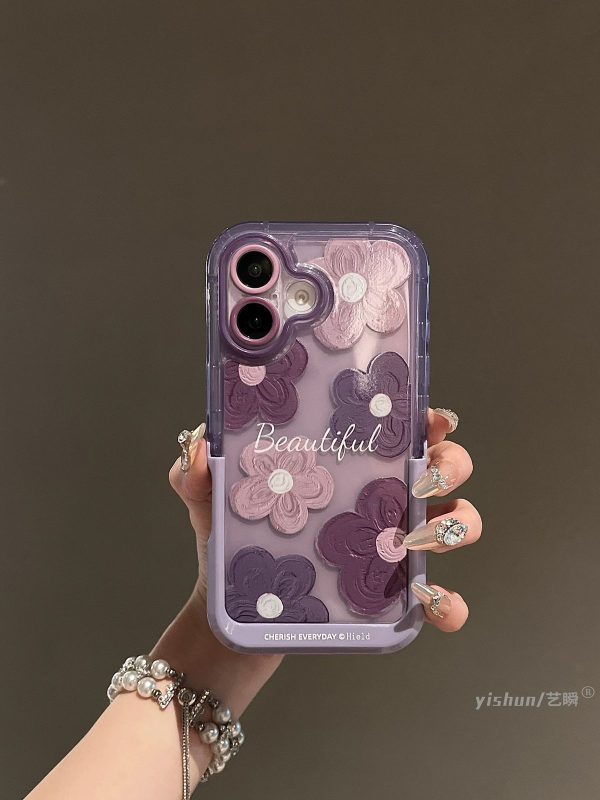 Floral Beautiful Handle Cases for iPhone