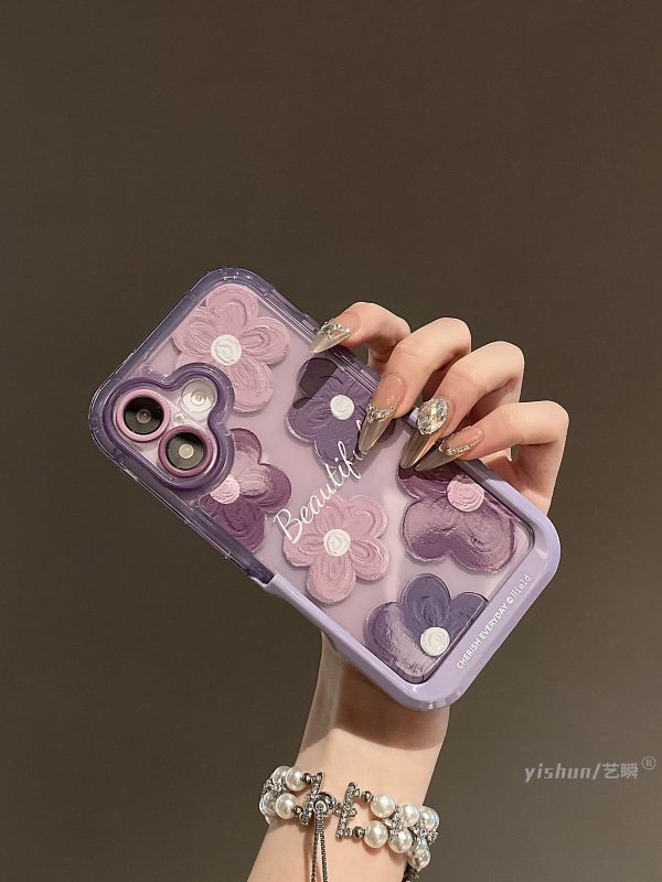 Floral Beautiful Handle Cases for iPhone - Image 2