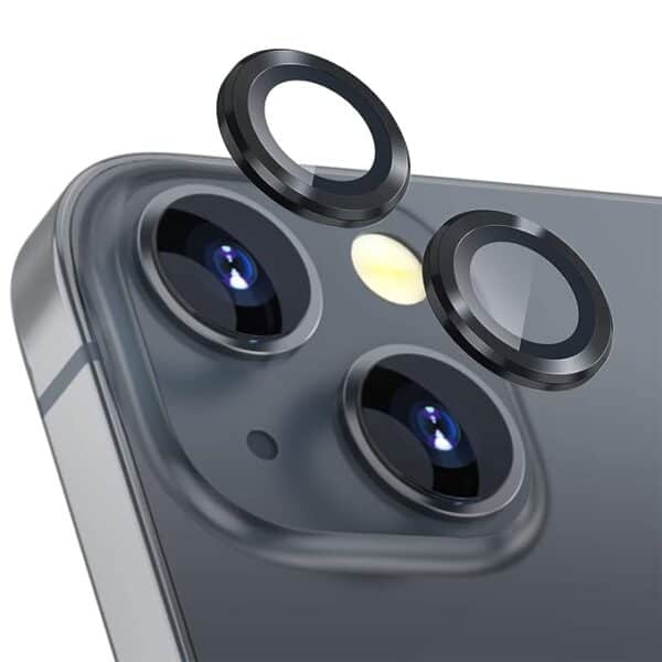 Camera Ring Lens Protector For iPhone - Black - Image 3