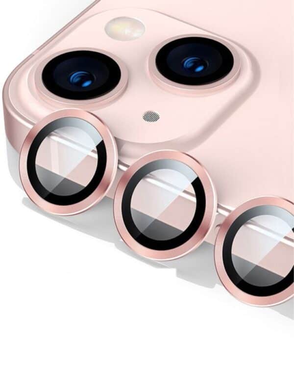 Camera Ring Lens Protector For iPhone - Pink