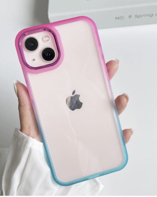 Multi Color Chrome Case for iPhone 13 Pro Max - Pink