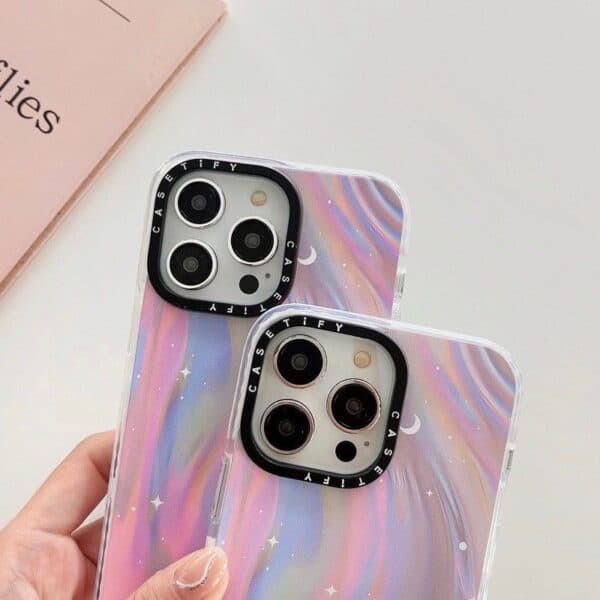 Galaxy Theme Stars and Moon Casetify Cases for iPhone - Image 4